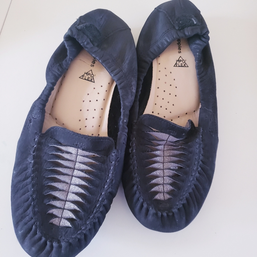 Hush Pupppies HP02 FLEX Suede Leather Loafers/Moccasins- EUR 38 7 US